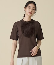 シアーフリルジャージー カットソー