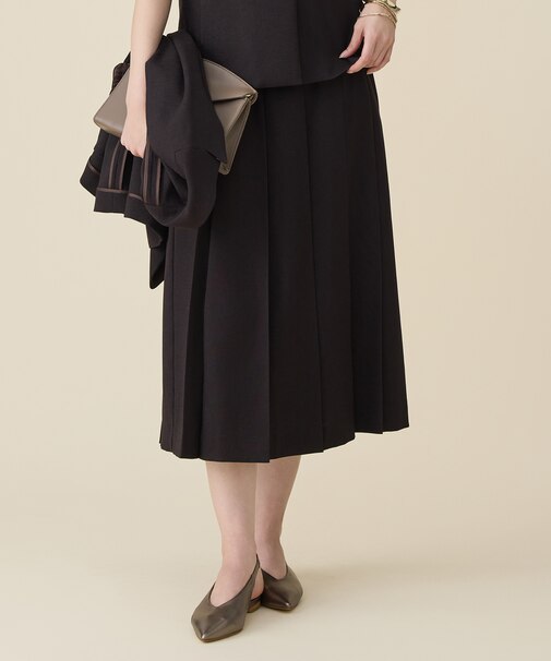 【セットアップ対応】リネンライクシンセティックタック スカート