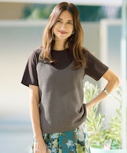 ペーパーコットンメッシュ ベスト