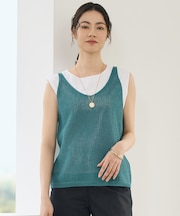 ペーパーコットンメッシュ ベスト