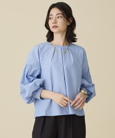 【SHIHOさん着用】ボリュームスリーブ ブラウス