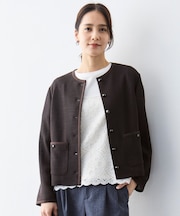 【オンオフ使える】ライトカラミノーカラー ジャケット