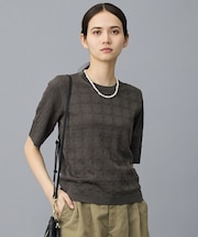 ジオメトリックアセテート プルオーバー