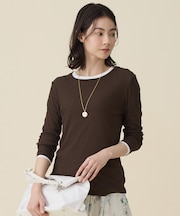 レイヤリングシアーインナー カットソー