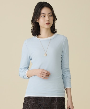 レイヤリングシアーインナー カットソー