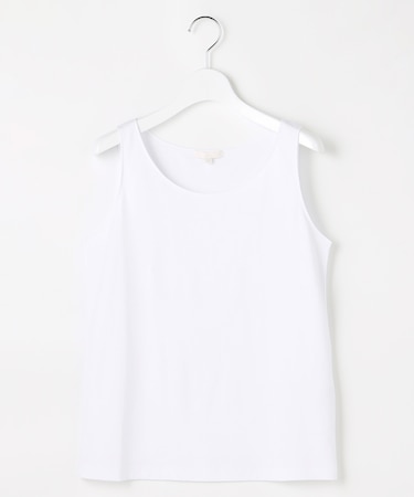 【SHIHOさん着用・昨年ご好評素材・新型登場】スーピマスムーススリム タンクトップ