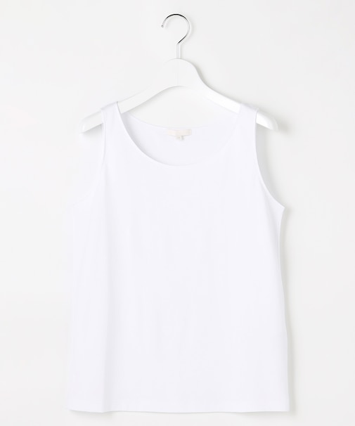 【SHIHOさん着用・昨年ご好評素材・新型登場】スーピマスムーススリム タンクトップ