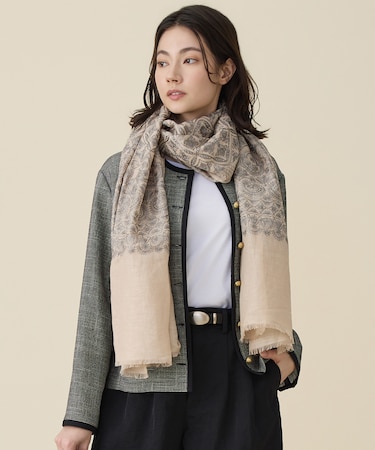 レースエンブロイダリー ストール