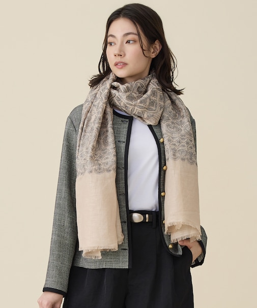レースエンブロイダリー ストール