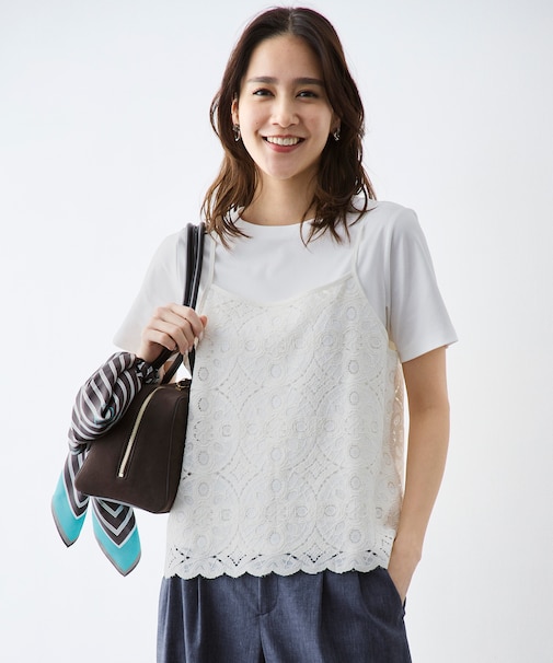 【2点SET】レースコンビ Tシャツ