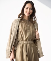 【SHIHOさん着用】ジオメトリックモチーフ カーディガン