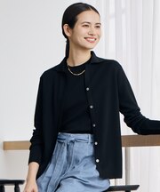 【アンサンブル対応】シアーシルクミックス カーディガン