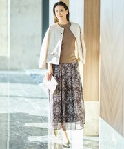 【カタログ掲載】ロータスタイルプリント スカート