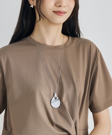 【カタログ掲載・ワンポイントアイテム】アクリルバイカラー ネックレス