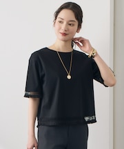 【SHIHOさん着用】コンパクトハイゲージフリンジ Tシャツ