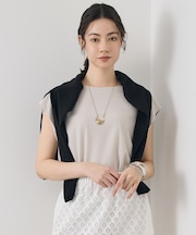 【WEB先行販売】ストレッチアムンゼンフレンチスリーブ カットソー