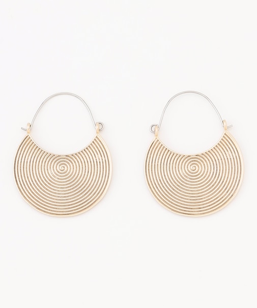 【SHIHOさん着用・大ぶり】スワール ピアス