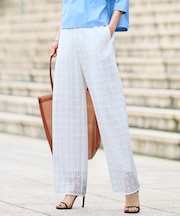 【カタログ掲載】ジオメトリックレース パンツ