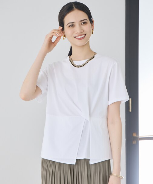 ツイストディテール Tシャツ