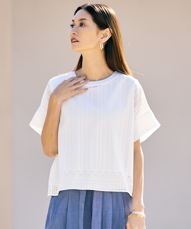 【カタログ掲載・2点SET】レースエッジ プルオーバー