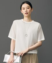 【カタログ掲載】シアーメッシュニット Tシャツ