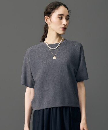 【カタログ掲載】シアーメッシュニット Tシャツ