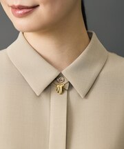 【カタログ掲載・長さ調節可・ステンレス】メタルフリンジショート ネックレス