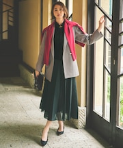 【SHIHOさん着用・上品・きれいめ】シアープリーツ スカート