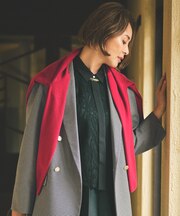 【SHIHOさん着用・一枚でサマになる】レースブロッキングクロップド丈 シャツ