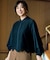 【SHIHOさん着用・上品な華やかさ・デザインアップデート】レースブロッキングクロップド丈 シャツ