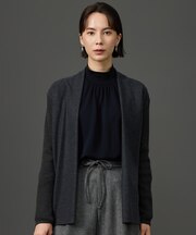 【カタログ掲載・オンオフ活躍】ライトウールリブ カーディガン