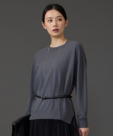 【11色展開・人気素材・JIYUKU STAFF SELECT COLOR】レーヨンストレッチアソート ニット