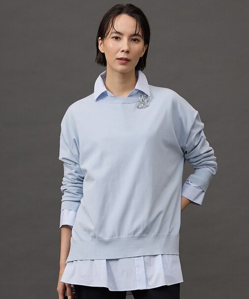 【11色展開・人気素材・JIYUKU STAFF SELECT COLOR】レーヨンストレッチアソート ニット