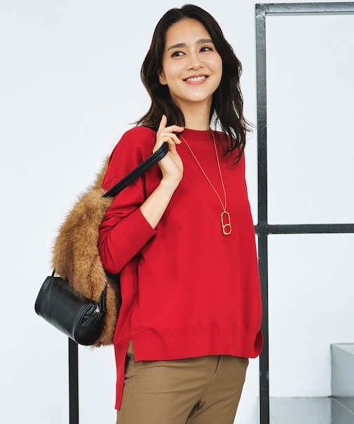【定番・人気素材・JIYUKU STAFF SELECT COLOR】レーヨンストレッチアソート ニット