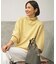 【カタログ掲載】ウールカシミヤブレンドソリッドハイネック ニット