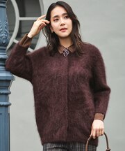 【カタログ掲載・秋の始まりに】ダブルウールファーニット アウター