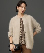 【カタログ掲載・秋の始まりに】ダブルウールファーニット アウター