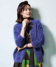 【カタログ掲載・秋の始まりに】ダブルウールファーニット アウター