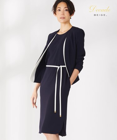 CINDY / ノーカラーワンピース