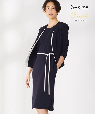 【S-size】CINDY / ノーカラーワンピース