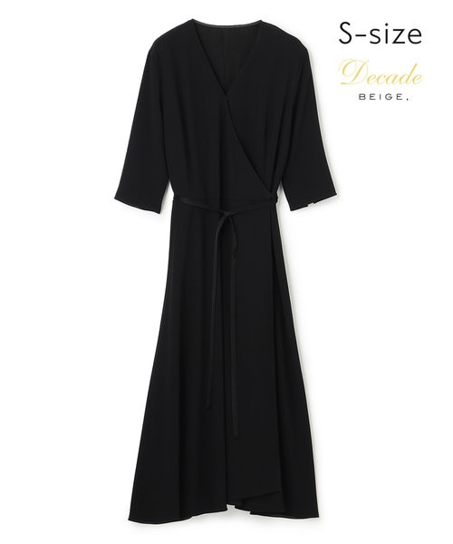 BEIGE 近年 CINDY カシュクールワンピース ネイビー 小さいサイズ S-size】CINDY / カシュクールワンピース｜ベイジの通販｜&mall
