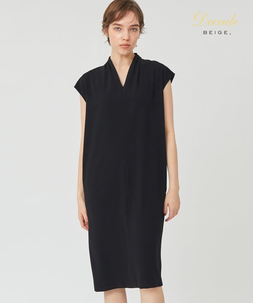 【新品】BEIGE, ベイジ CINDY ノースリーブワンピース CINDY / Vネックワンピース｜ベイジの通販｜&mall（アンドモール）三井