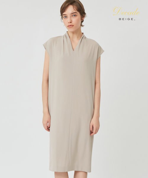 【新品】BEIGE, ベイジ CINDY ノースリーブワンピース CINDY / Vネックワンピース｜ベイジの通販｜&mall（アンドモール）三井