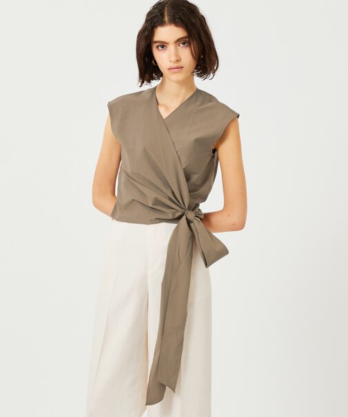 HYDRANGEA / カシュクールブラウス