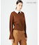 【WEB限定】AMBRE / シャツカラー付きニット
