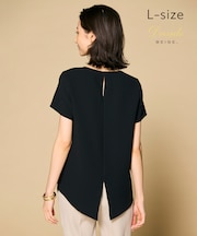 【L-size】SHELBY / ハーフスリーブブラウス