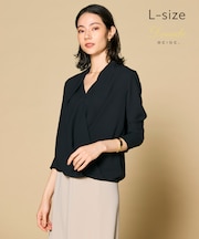 OLIVE / カシュクールロングスリーブブラウス