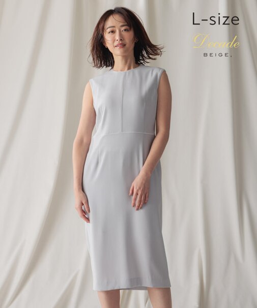 【L-size】CINDY / クルーネックドレス