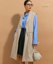 【VERY NaVY 6月号掲載】 CAROLE / ロングテーラードジレ