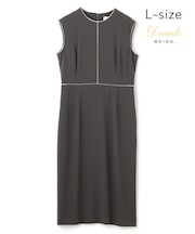 【L-size】CINDY / クルーネックドレス